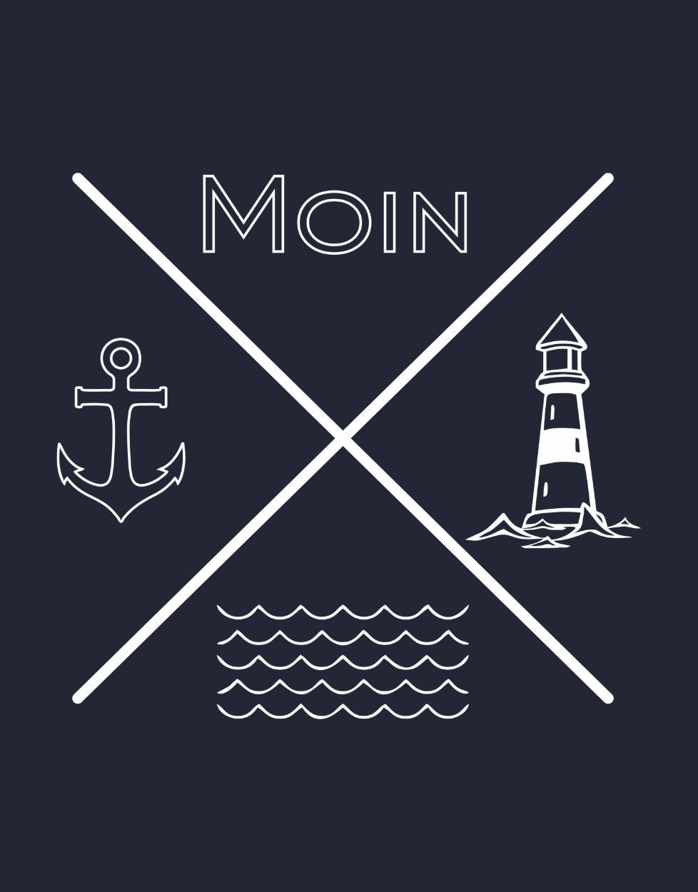 Moin Anker Welle Baby T-Shirt