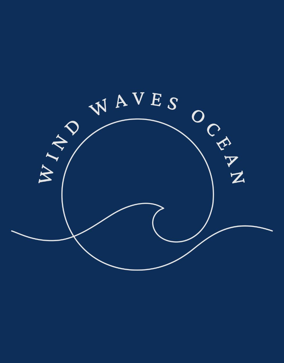 Wind Waves Ocean Hoodie BIO