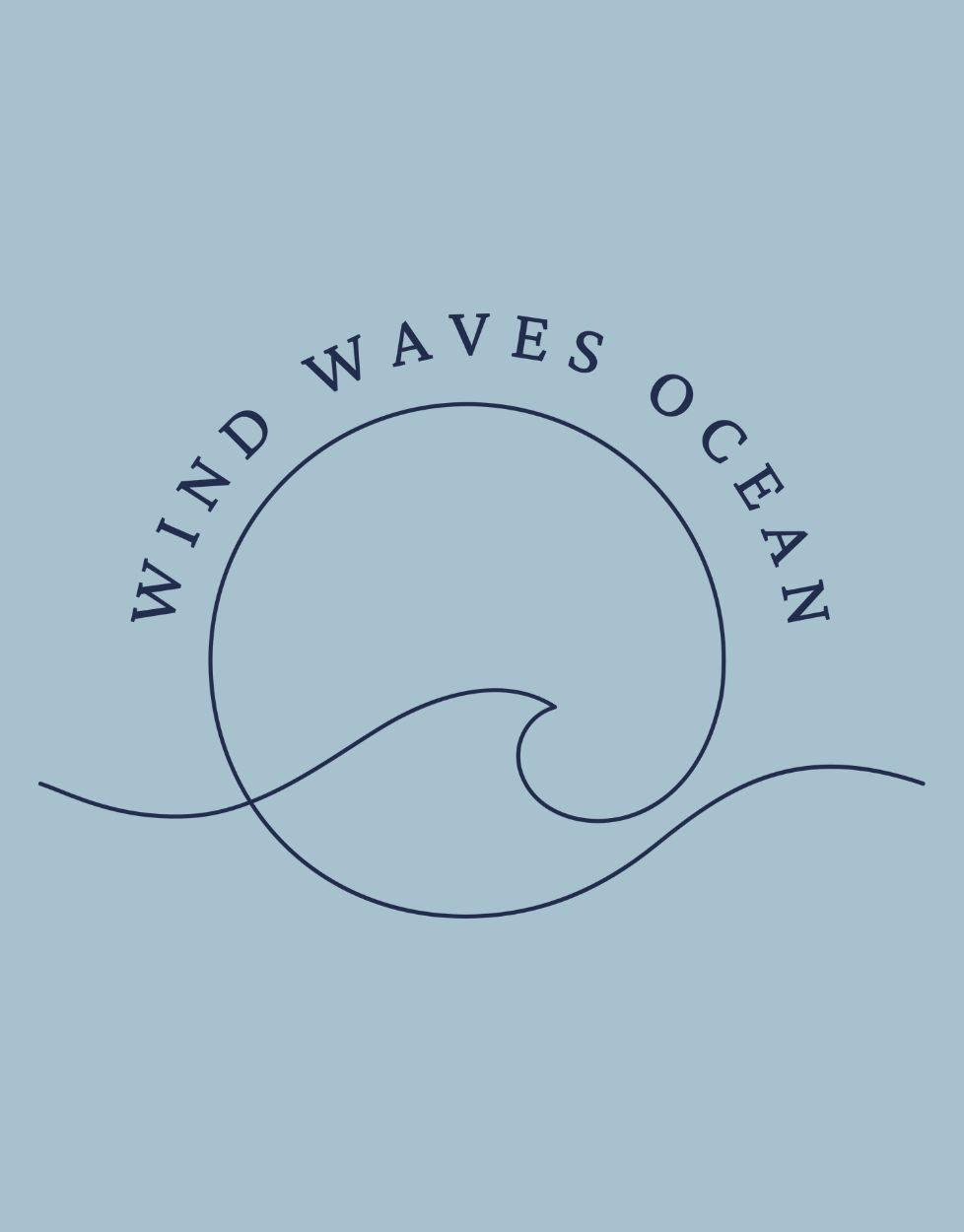 Wind Waves Ocean Hoodie BIO
