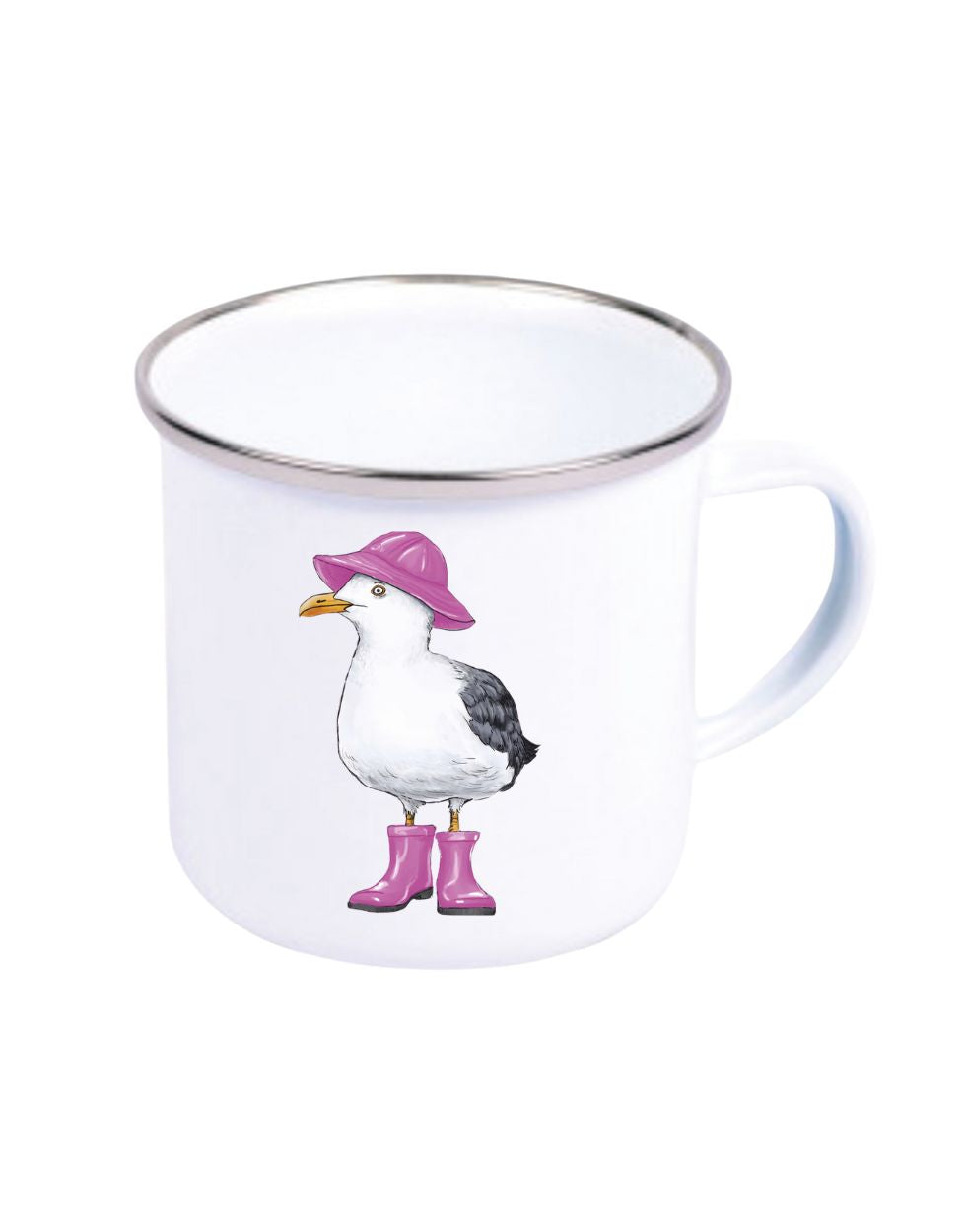 Bevor du fragst NÖ! Emaille Becher