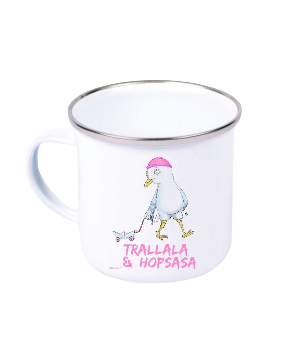 Trallala & Hopsasa Emaille Becher
