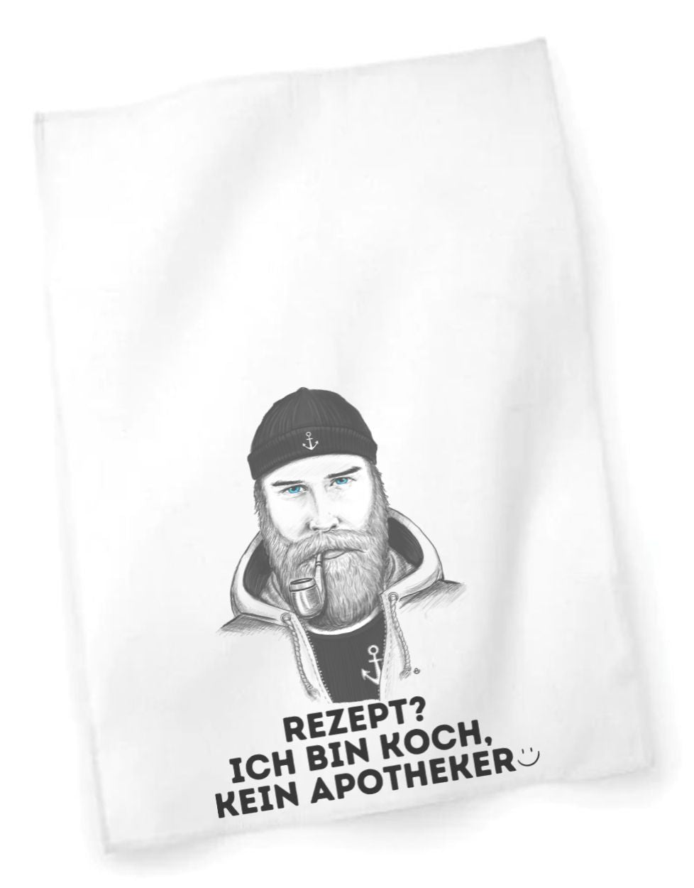 Geschirrhandtuch lustig Seemann Rezept? Koch