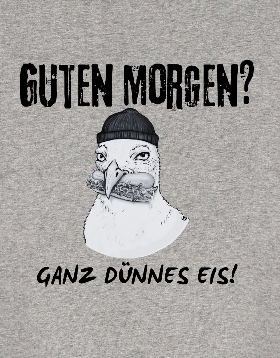 Guten Morgen ganz dünnes Eis! Hoodie