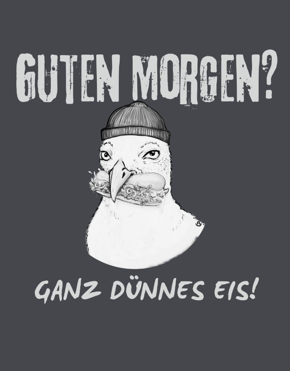 Guten Morgen ganz dünnes Eis! Hoodie