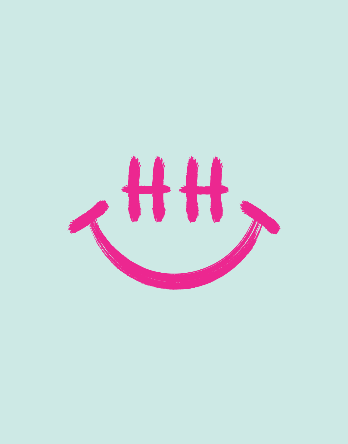 Hamburg Smiley Hoodie neon Pink