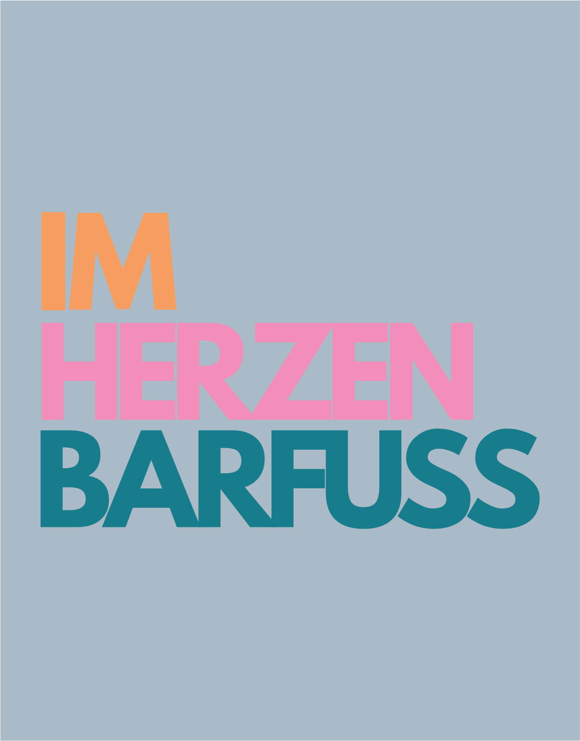 Im Herzen Barfuss Hoodie