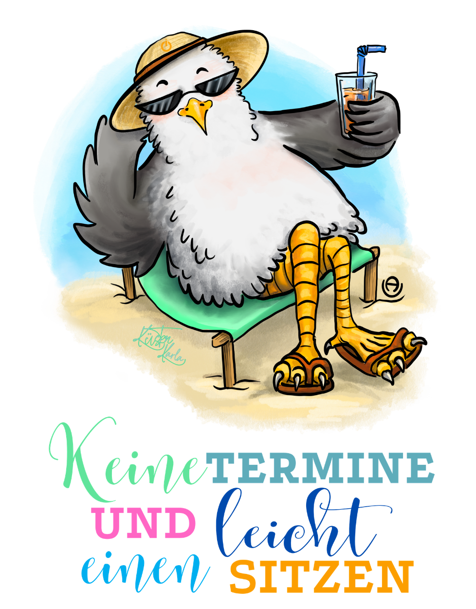 Camper Geschirrtuch - Das perfekte Geschenk Keine Termine und leicht einen sitzen