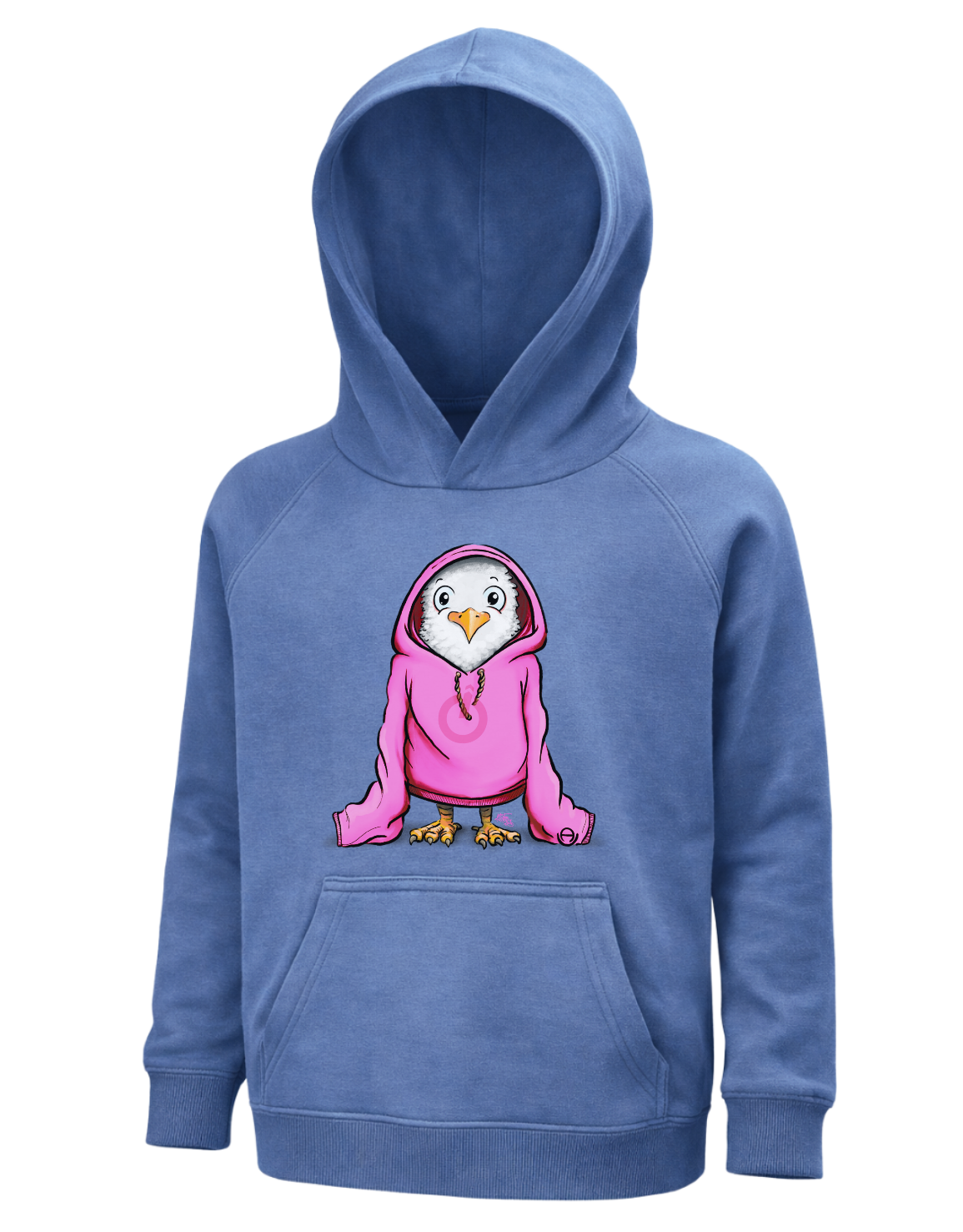 Kalle Oversize Kinder Hoodie Kapuzenpulli Druck pink