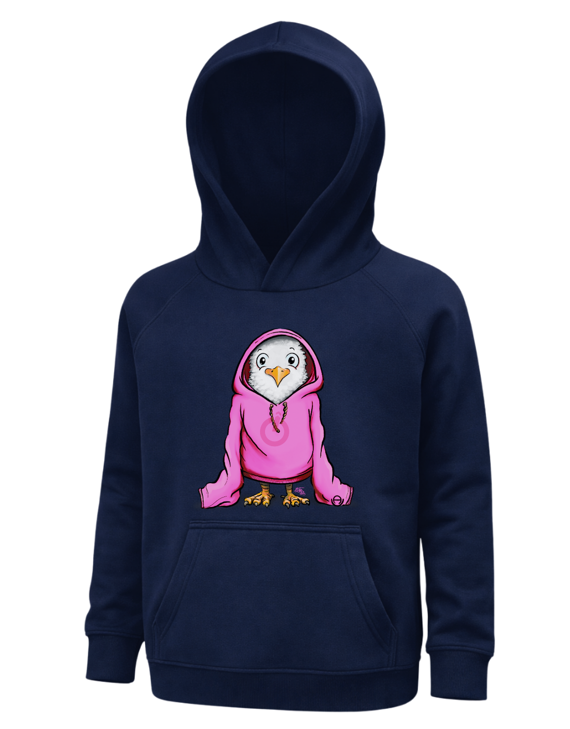 Kalle Oversize Kinder Hoodie Kapuzenpulli Druck pink