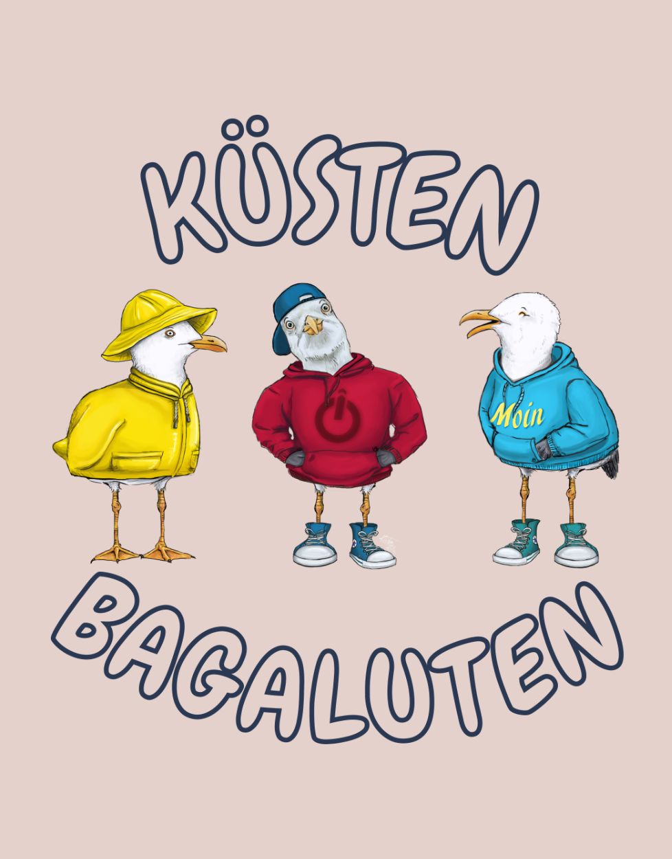 Küsten Bagaluten Unisex Hoodie