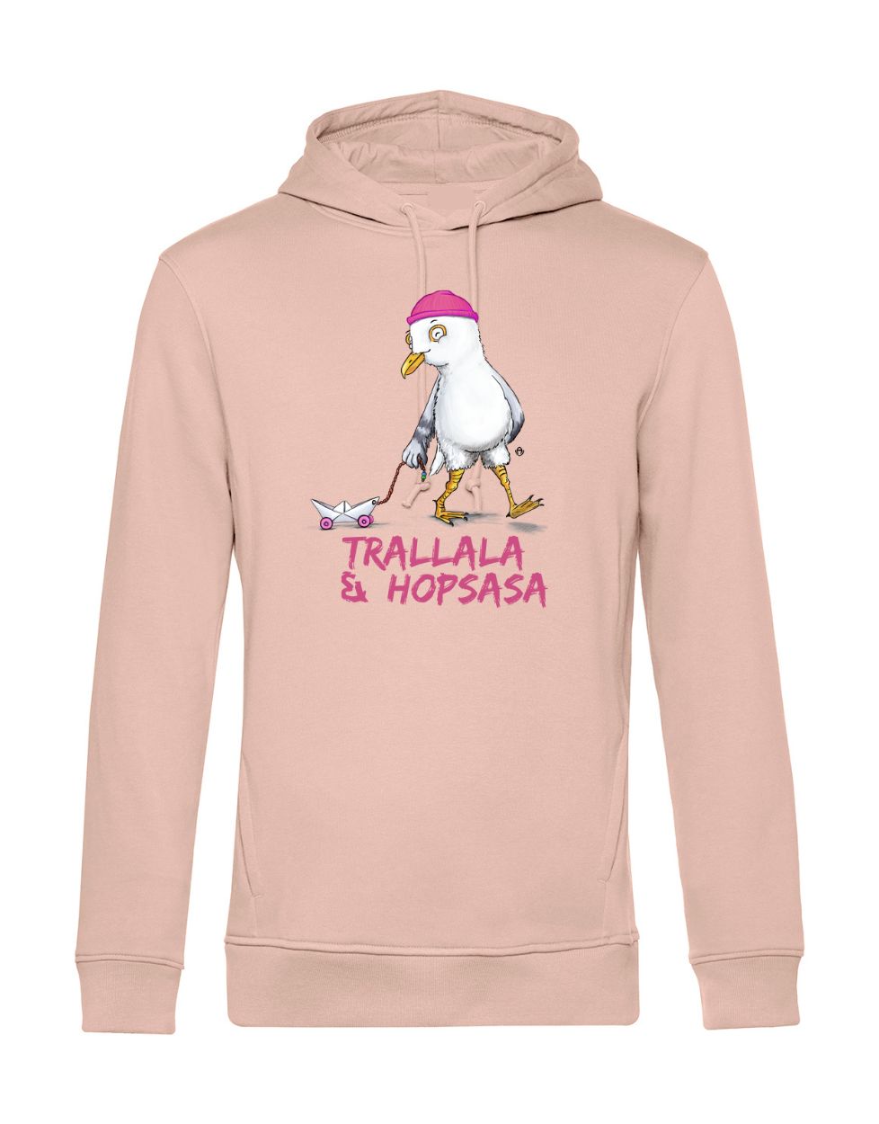 Tallala & Hopsasa Kalle Pink Hoodie