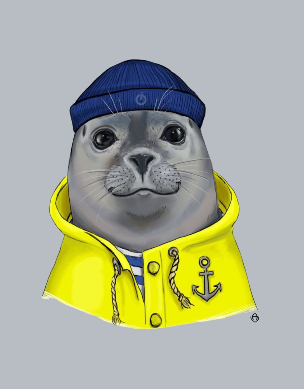 Kuddel Robbe jung Kinder T-Shirt