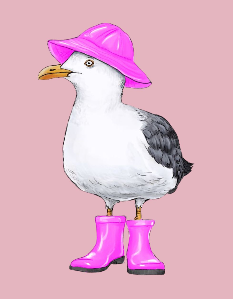 Küstenkalle Pink Kinder T-Shirt