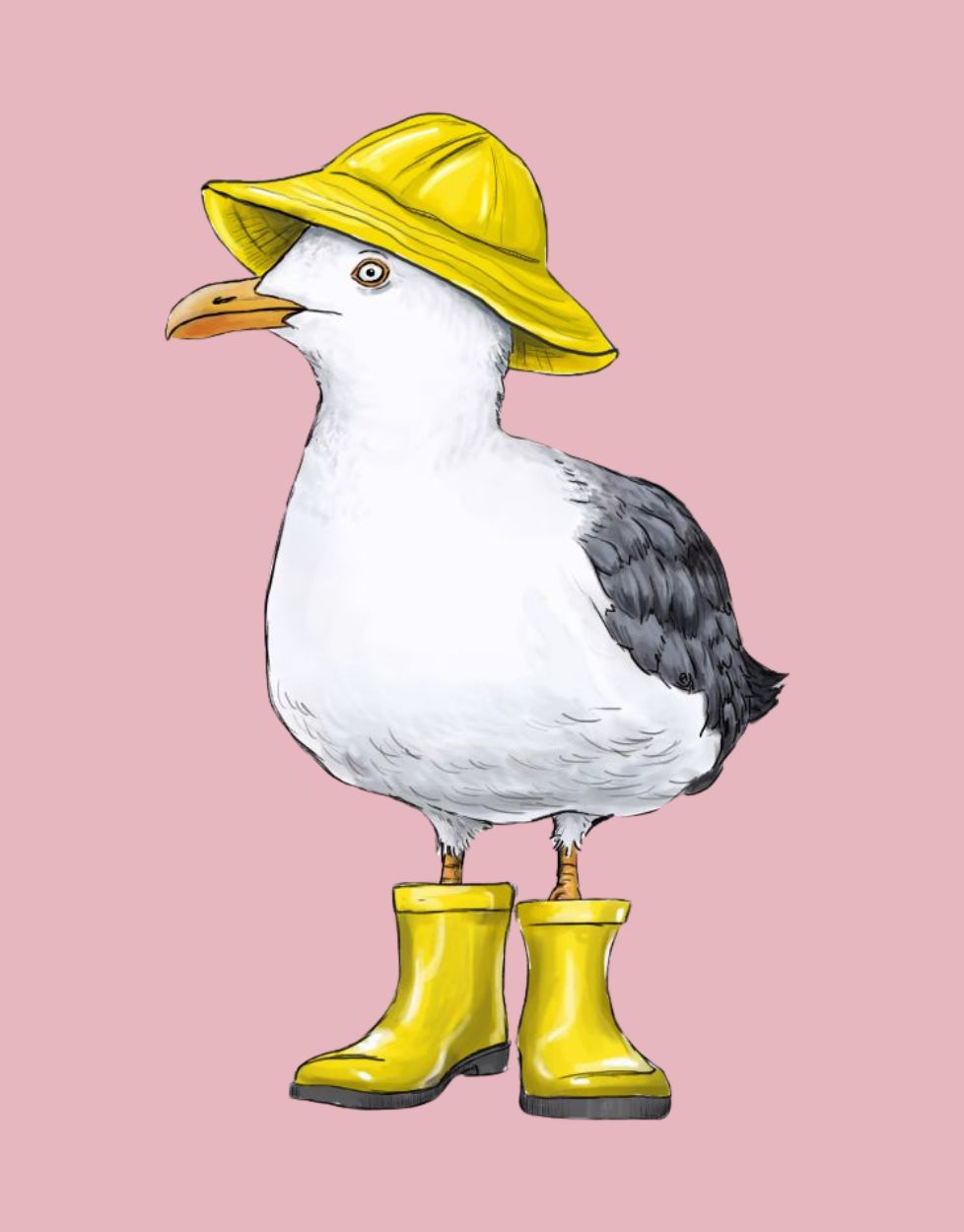 Küstenkalle Gummistiefel Kinder T-Shirt