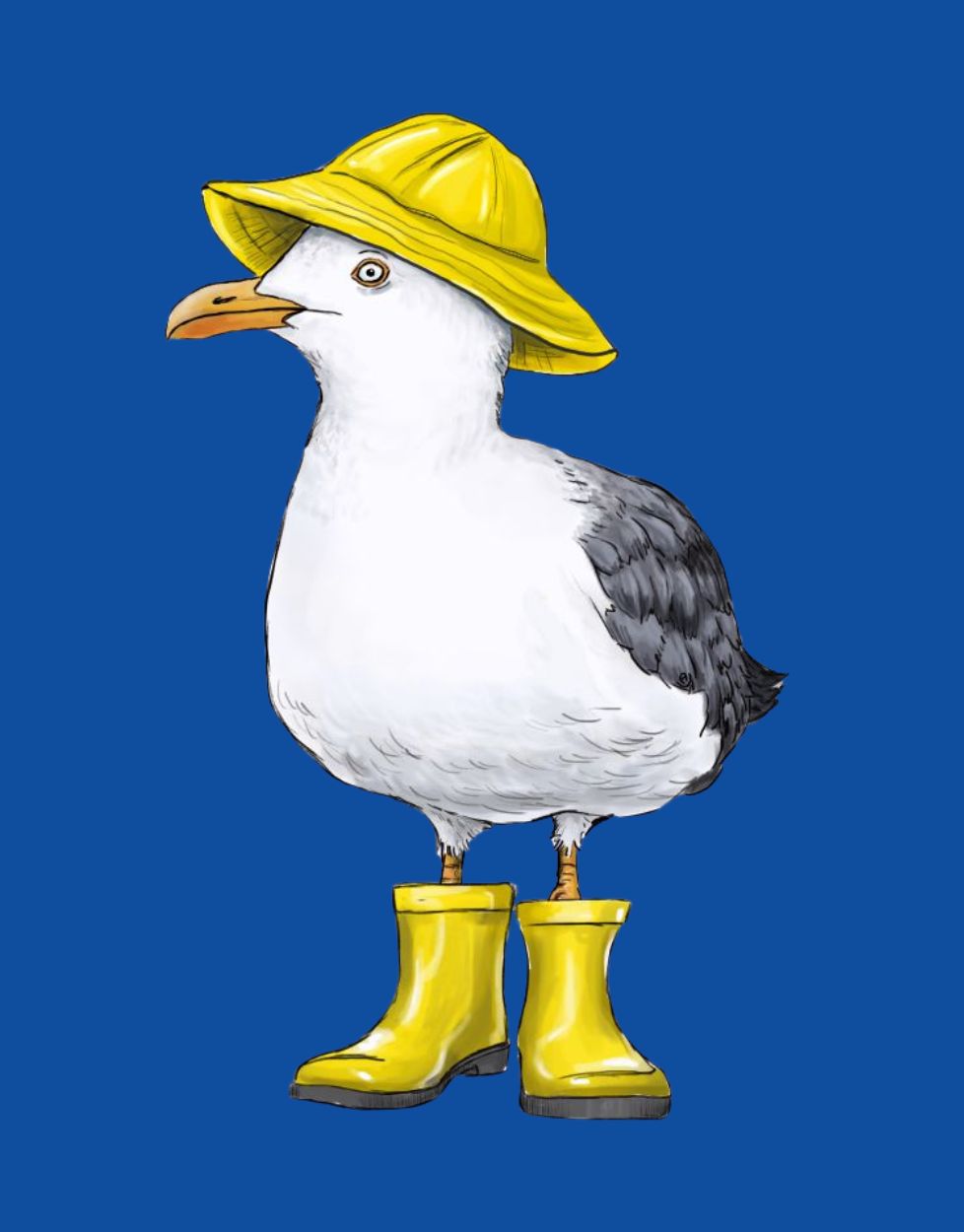 Küstenkalle Gummistiefel Kinder T-Shirt