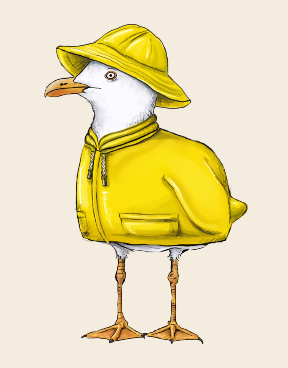 Küstenkalle Regenmantel Kinder T-Shirt