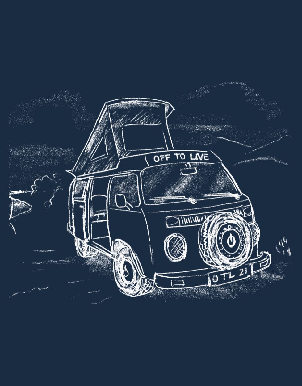 Bus Camper Van T-Shirt
