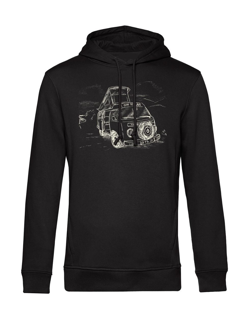 Bus Van Zeichnung Hoodie