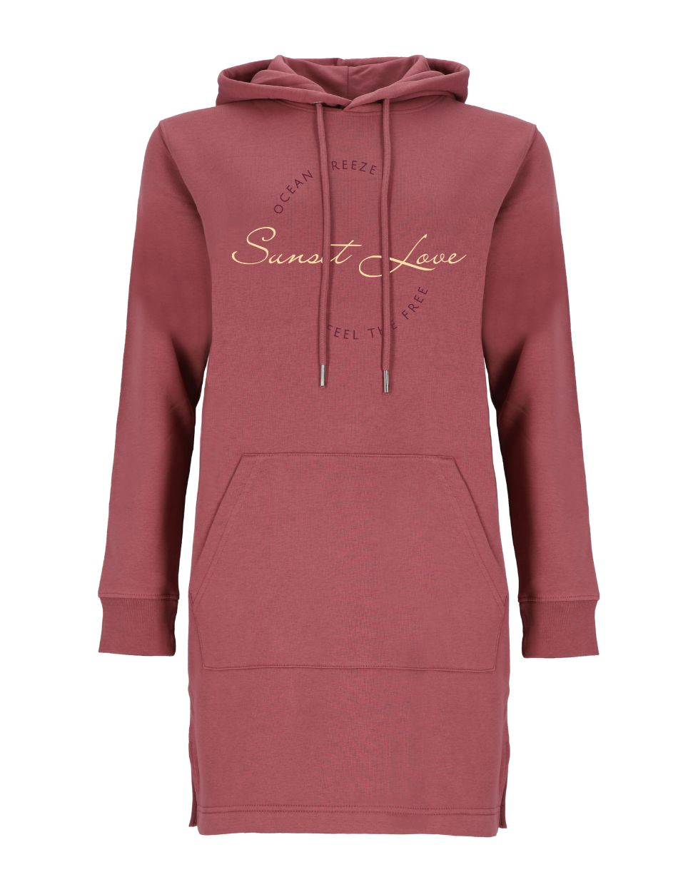 Hoodiekleid Damen Sunset Love