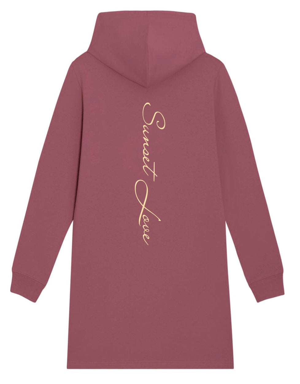 Hoodiekleid Damen Sunset Love
