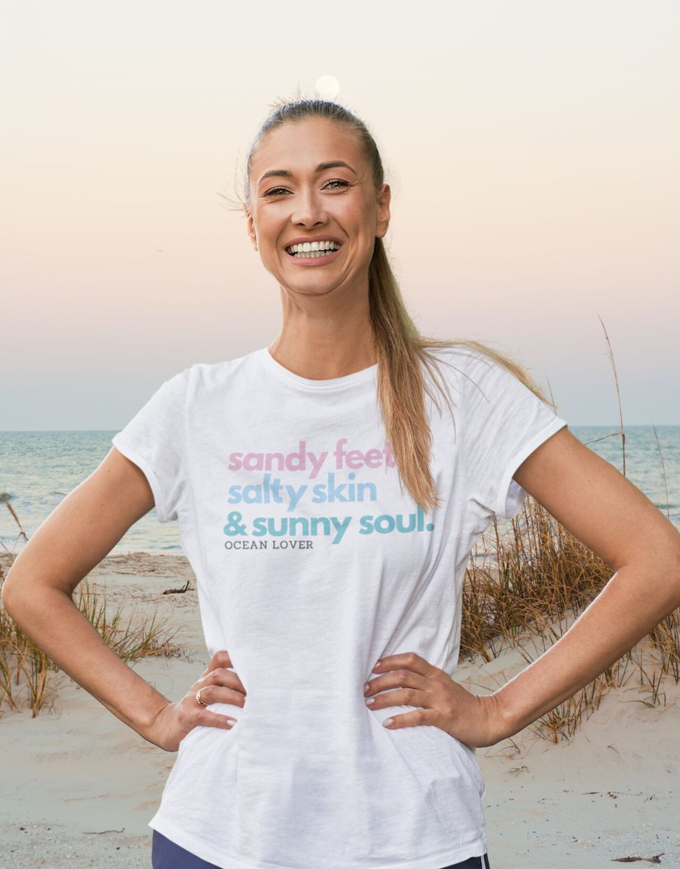 Sandy Feet Damen T-Shirt