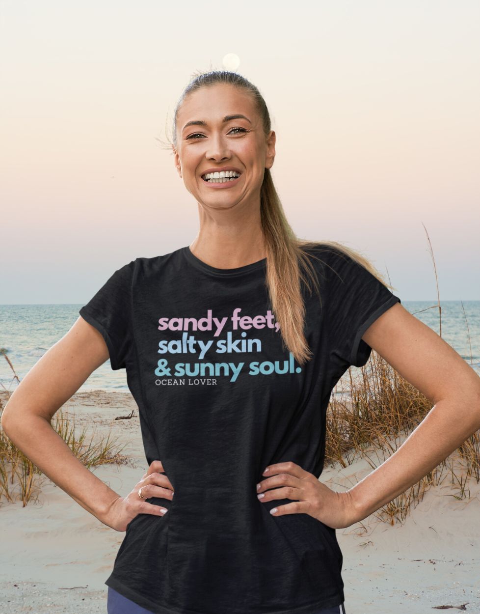 Sandy Feet Damen T-Shirt