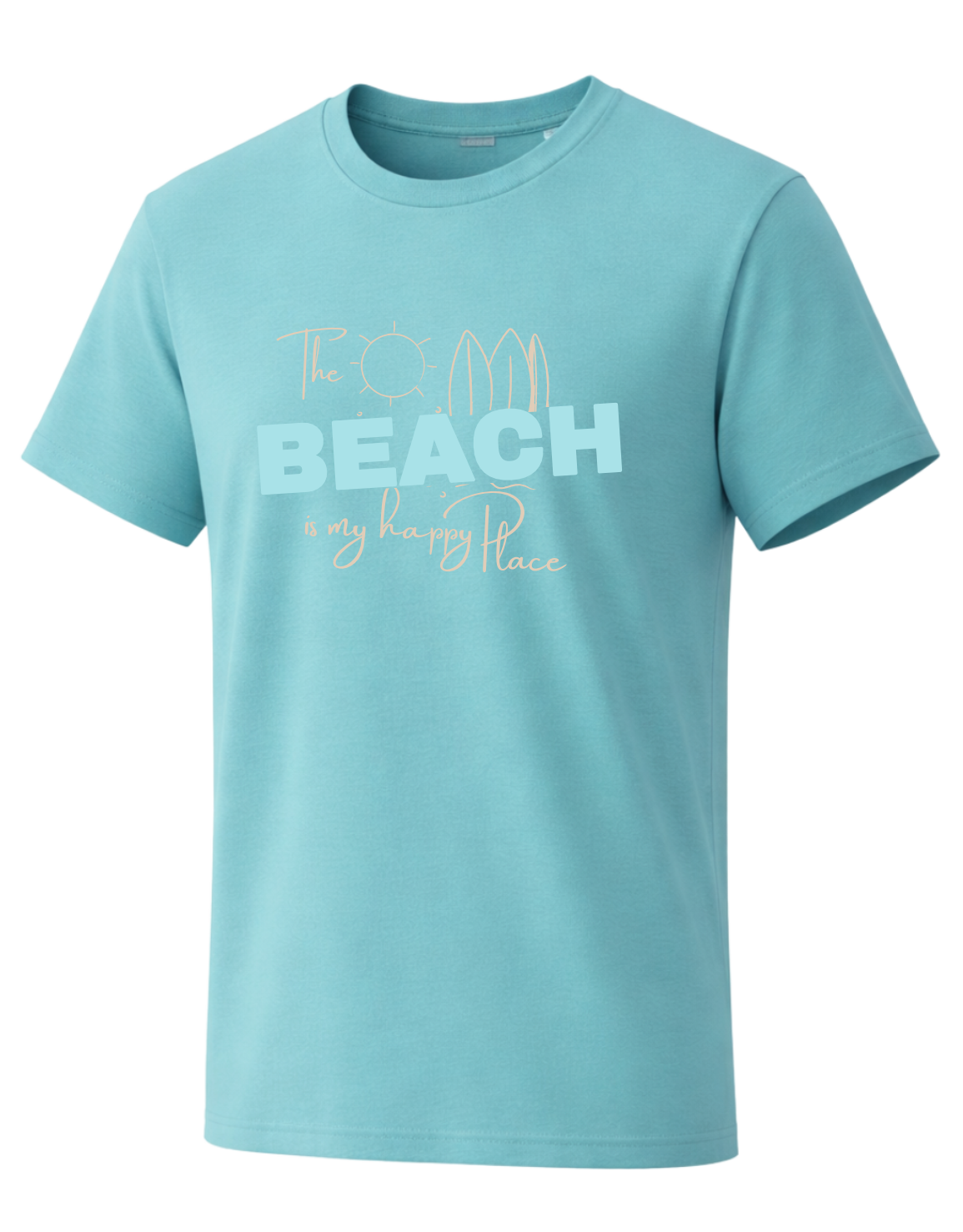 The Beach is my happy Place Unisex T-Shirt