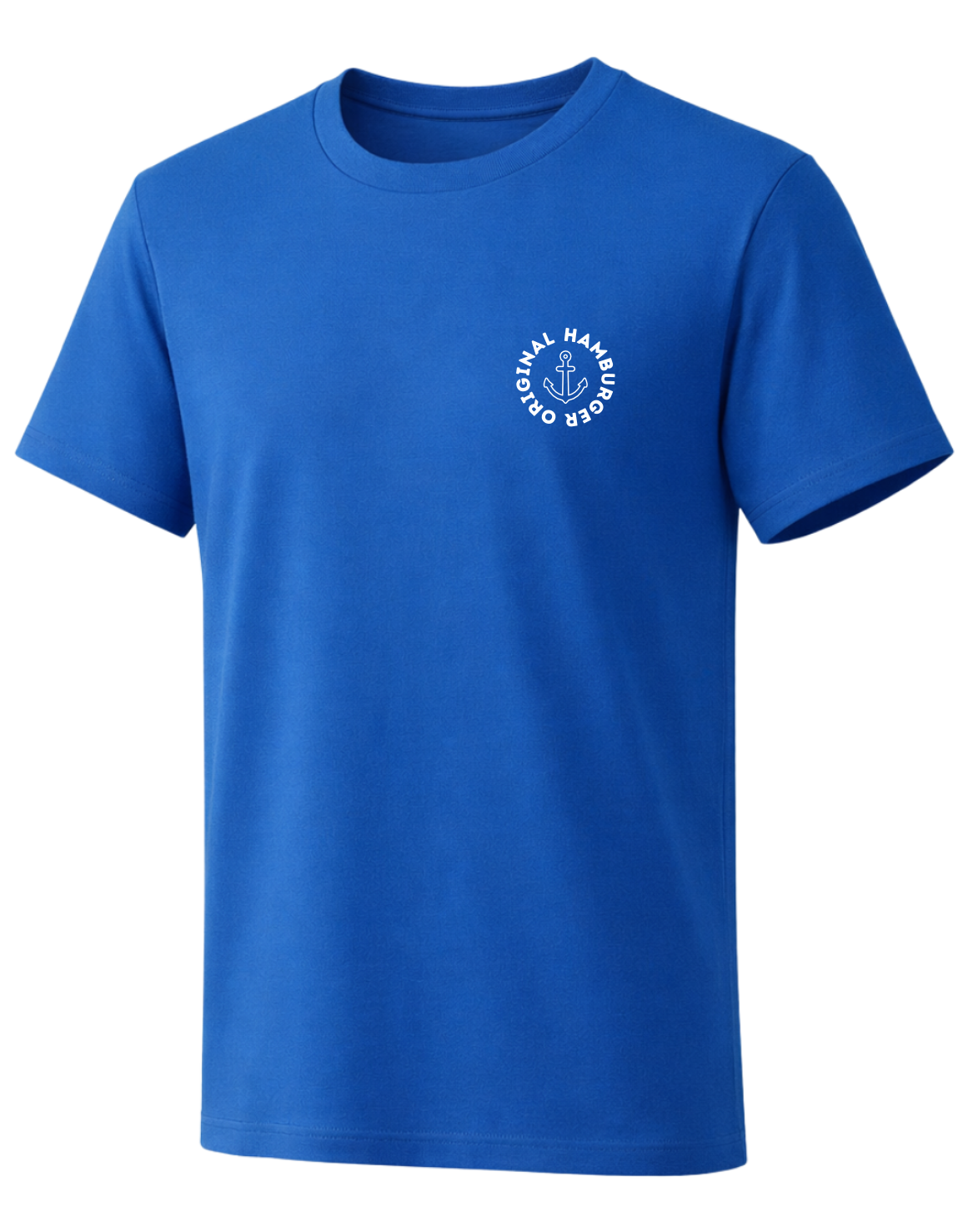 Hamburger Original Anker T-Shirt Print weiß linke Brust