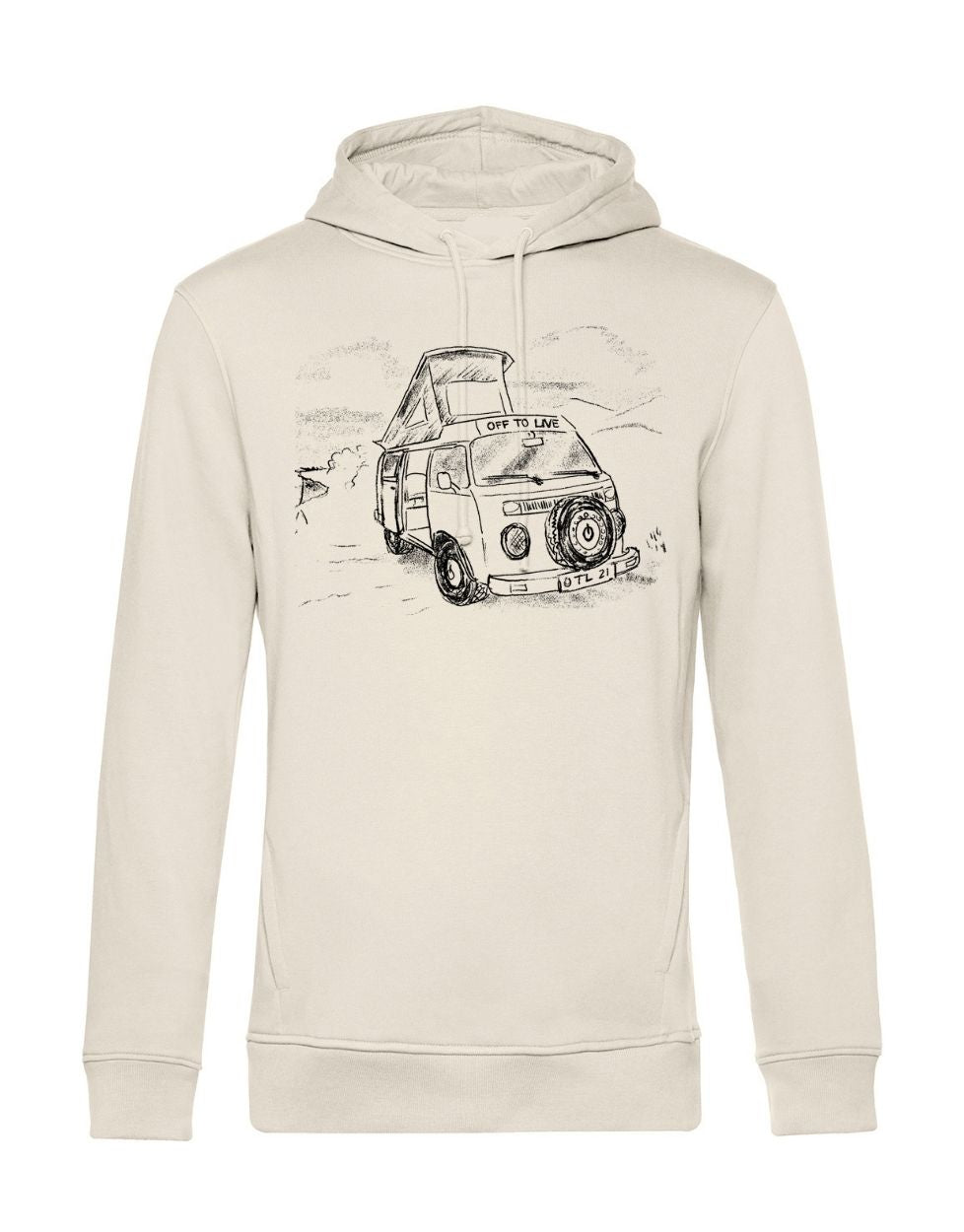 Bus Van Zeichnung Hoodie