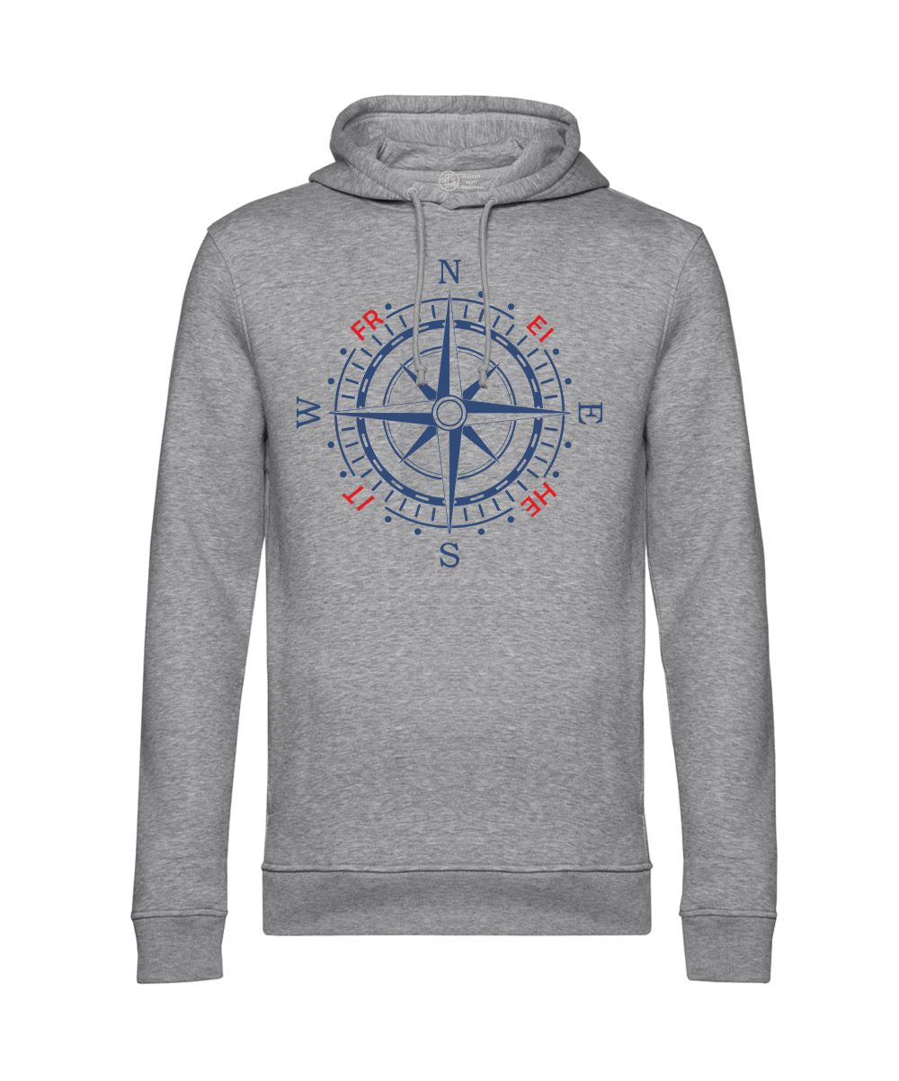 Kompassrose Freiheit Hoodie