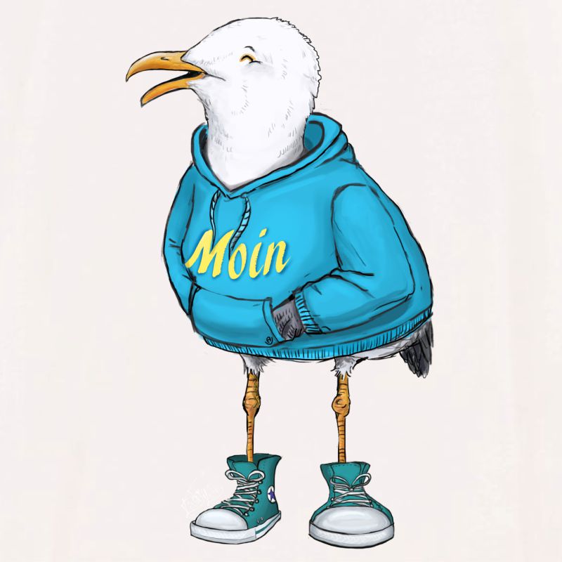 Küstenkalle Moin T-Shirt