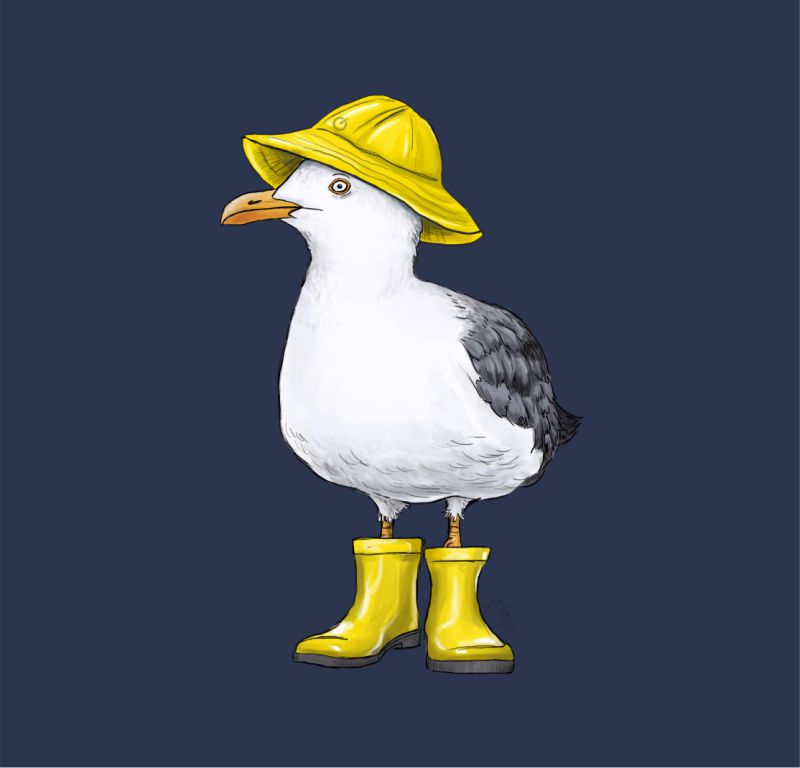 Küstenkalle Gummistiefel Kid's Hoodie