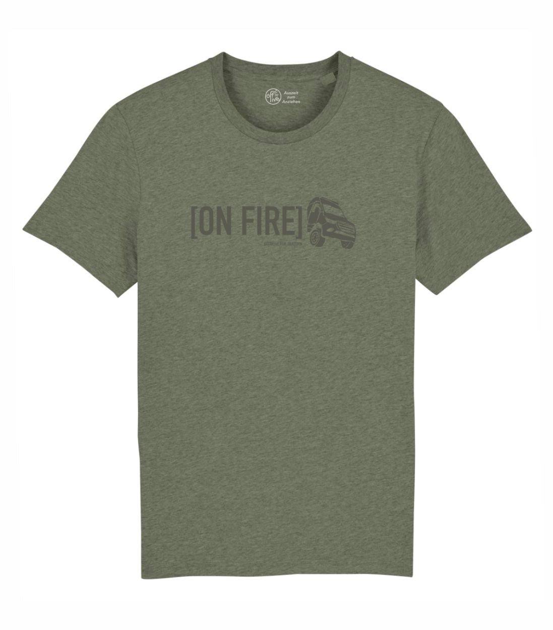 On Fire T-Shirt für Sprinter-Fans (Design: Drauzzen)