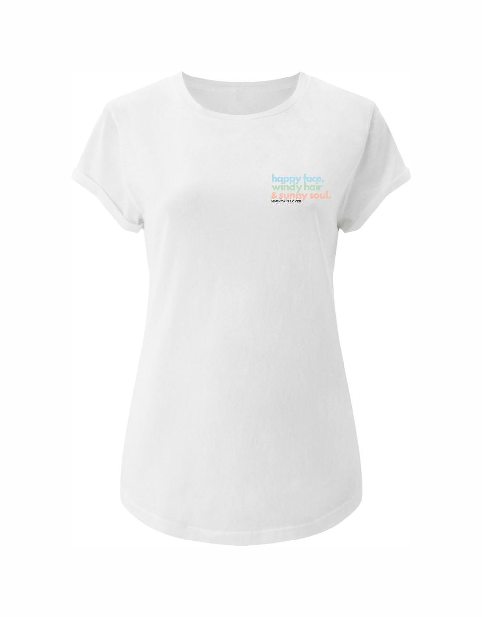 Happy Face Mountain Lover Damen T-Shirt