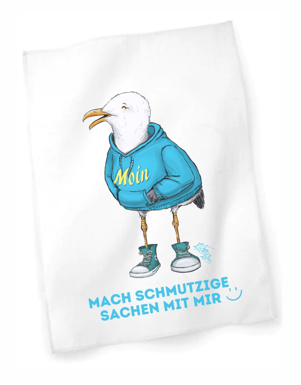 Geschirrtuch Kalle Moin Mach schmutzige Sachen mit mir!