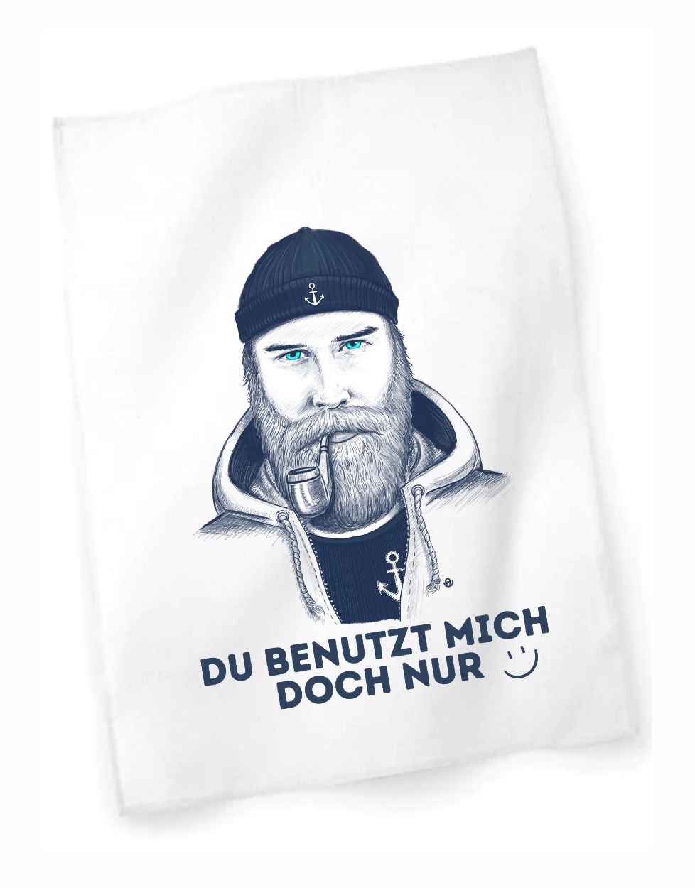 Geschirrtuch Seemann Du benutzt mich doch nur