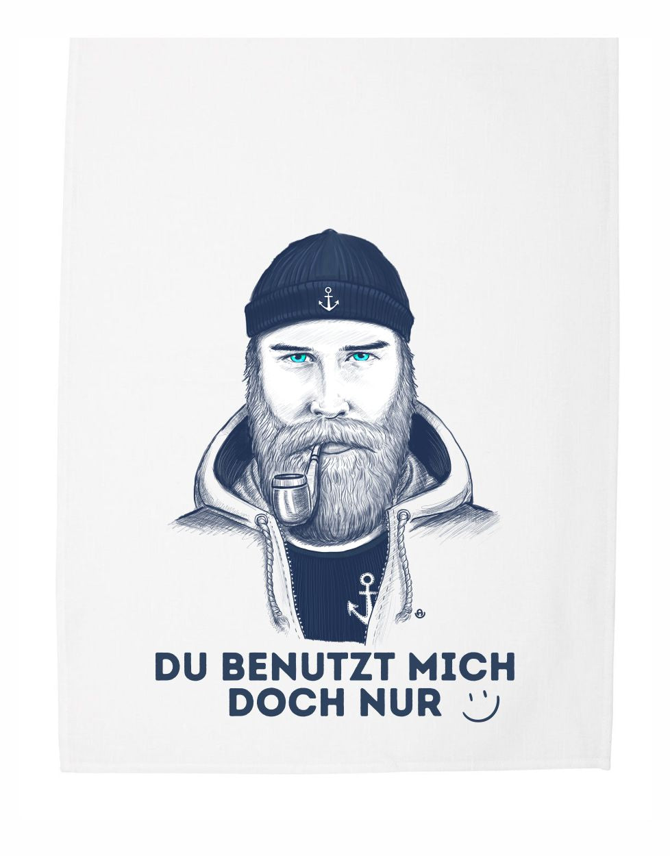 Geschirrtuch Seemann Du benutzt mich doch nur