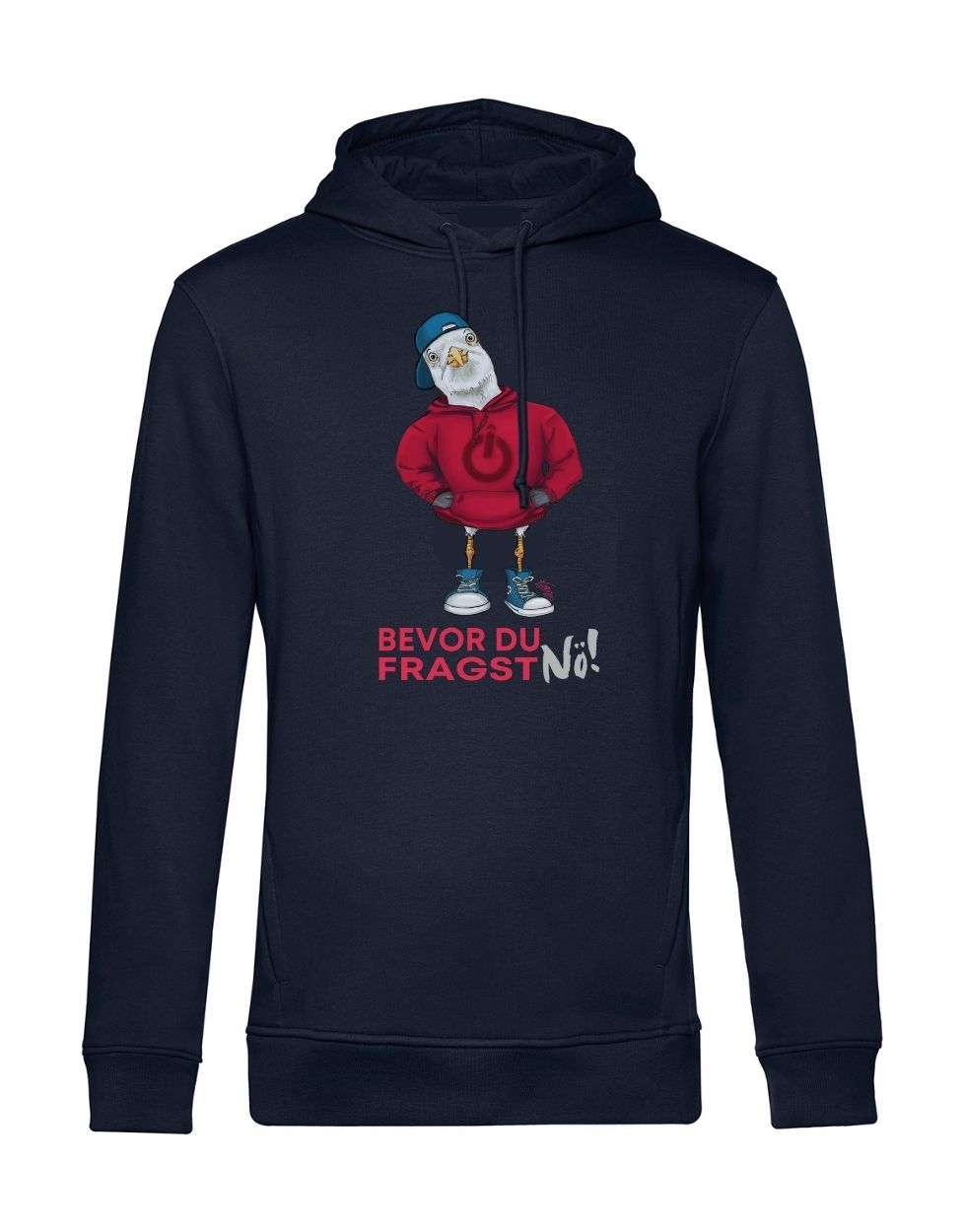 Bevor du fragst Küstenkalle Hoodie