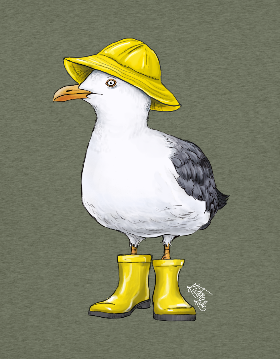 Küstenkalle Gummistiefel T Shirt