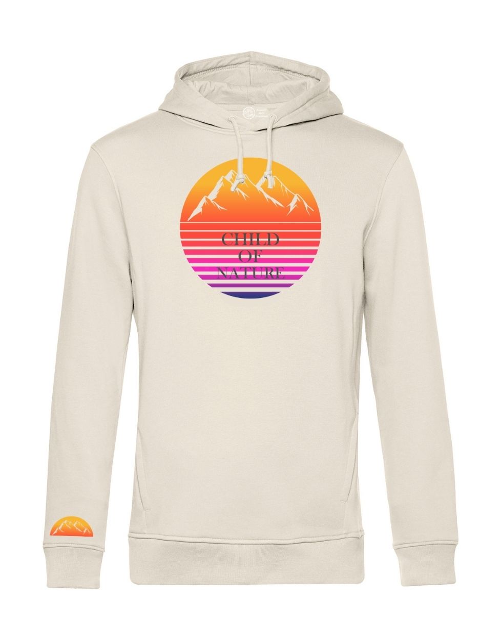 Cooler Hoodie mit Berg Motiv. Kapuzenpulli Natur für Wanderer und Naturliebhaber. Für Damen und Herren Off-to-Live