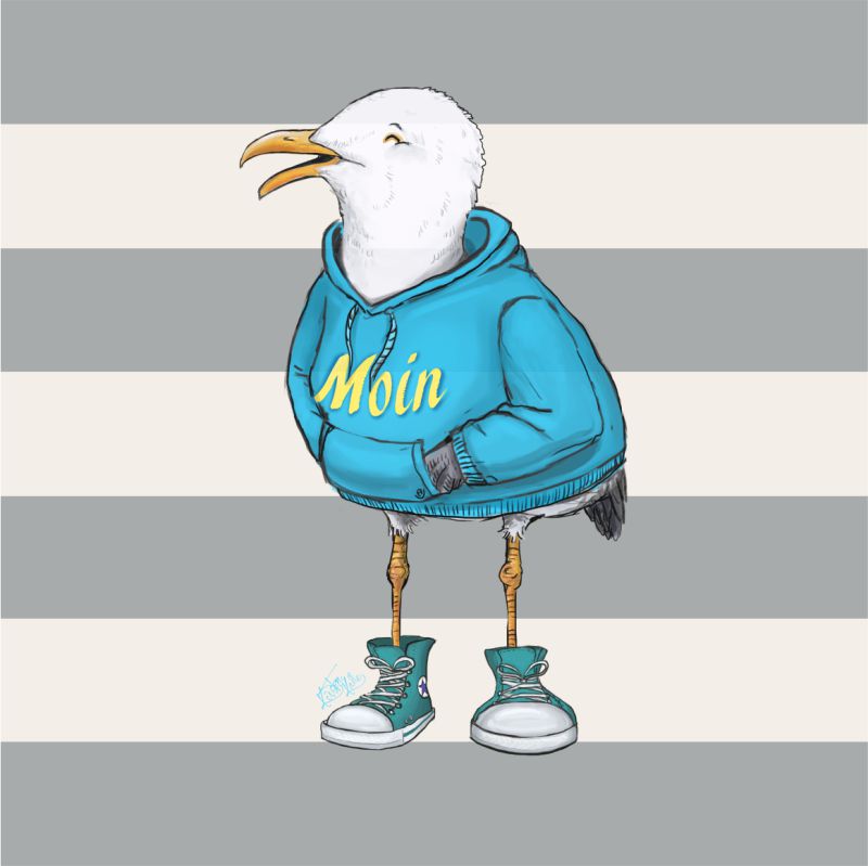 Küstenkalle Moin Rucksack
