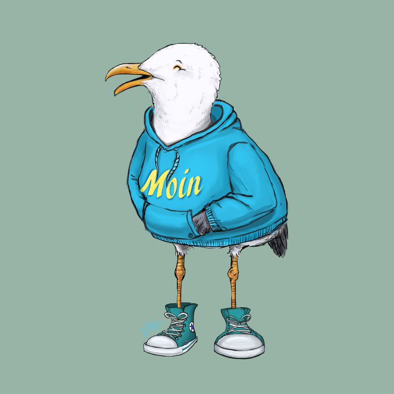 Küstenkalle Moin Hoodie