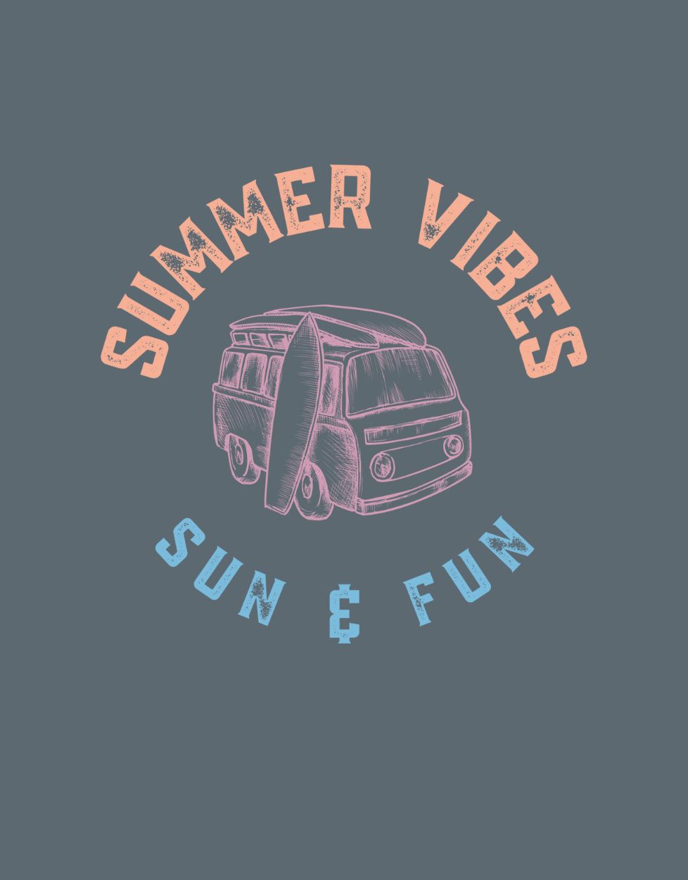 Summer Vibes Damen T-Shirt