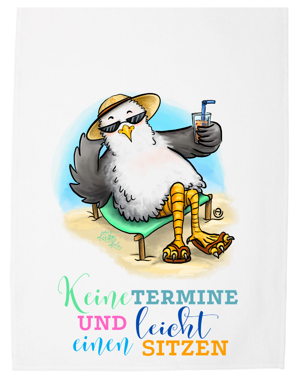 Camper Geschirrtuch - Das perfekte Geschenk Keine Termine und leicht einen sitzen