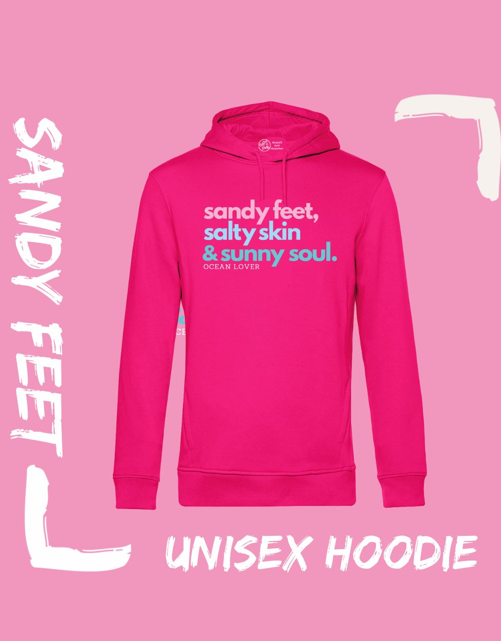 Sandy Feet Salty Skin Unisex Hoodie