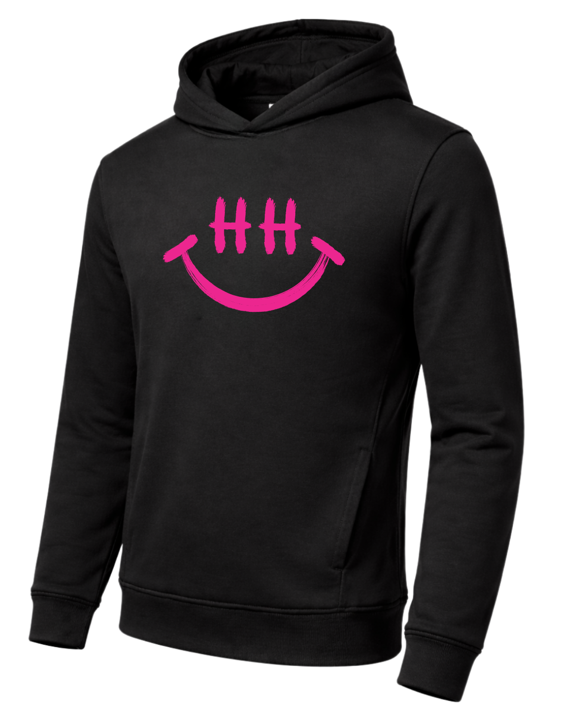 Hamburg Smiley Hoodie neon Pink