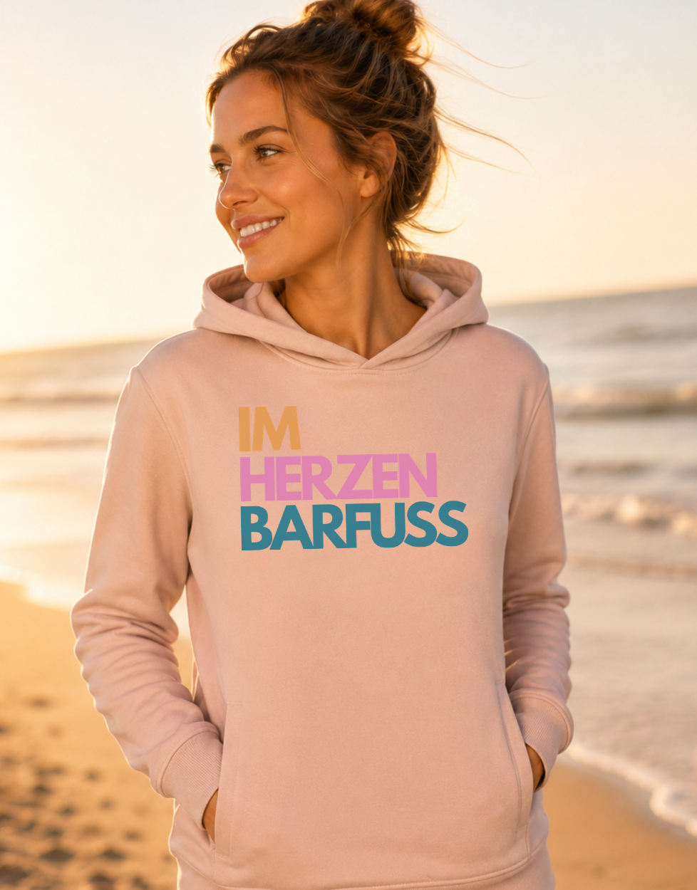 Im Herzen Barfuss Hoodie