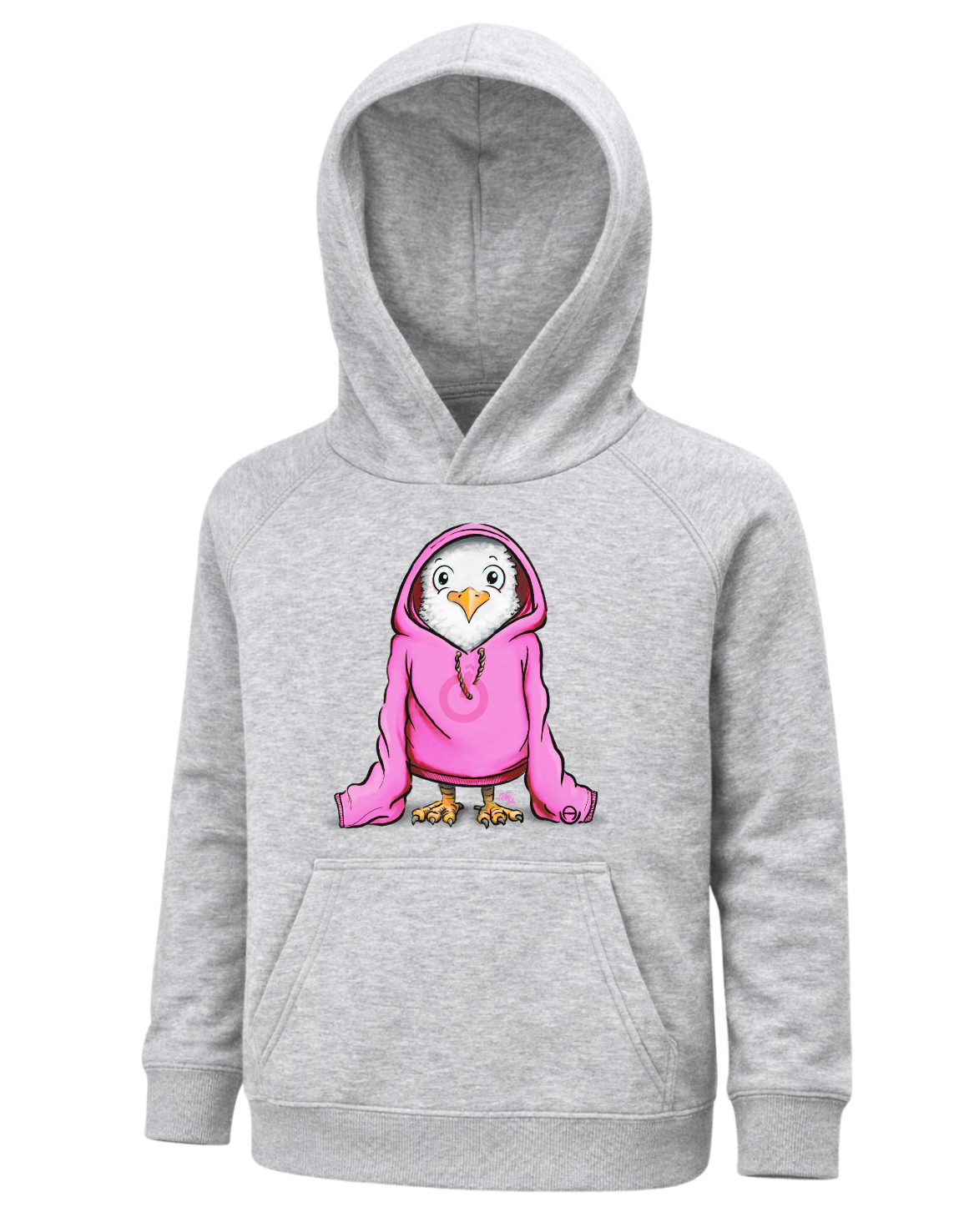 Kalle Oversize Kinder Hoodie Kapuzenpulli Druck pink