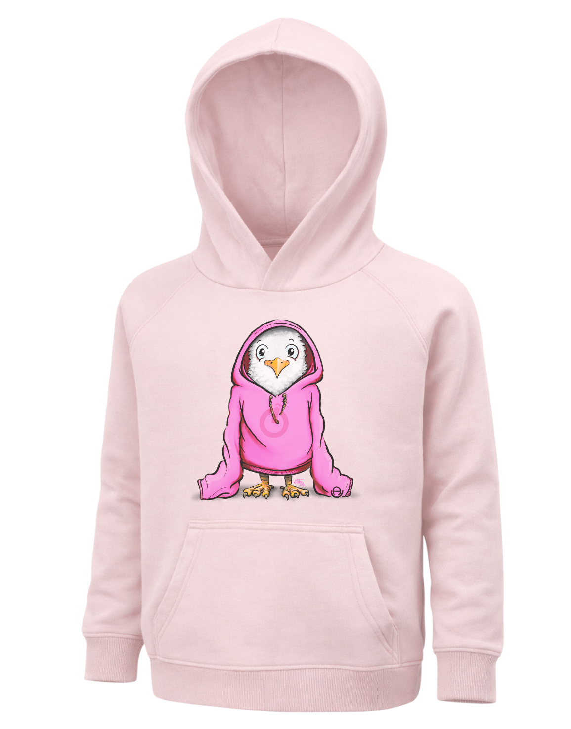Kalle Oversize Kinder Hoodie Kapuzenpulli Druck pink