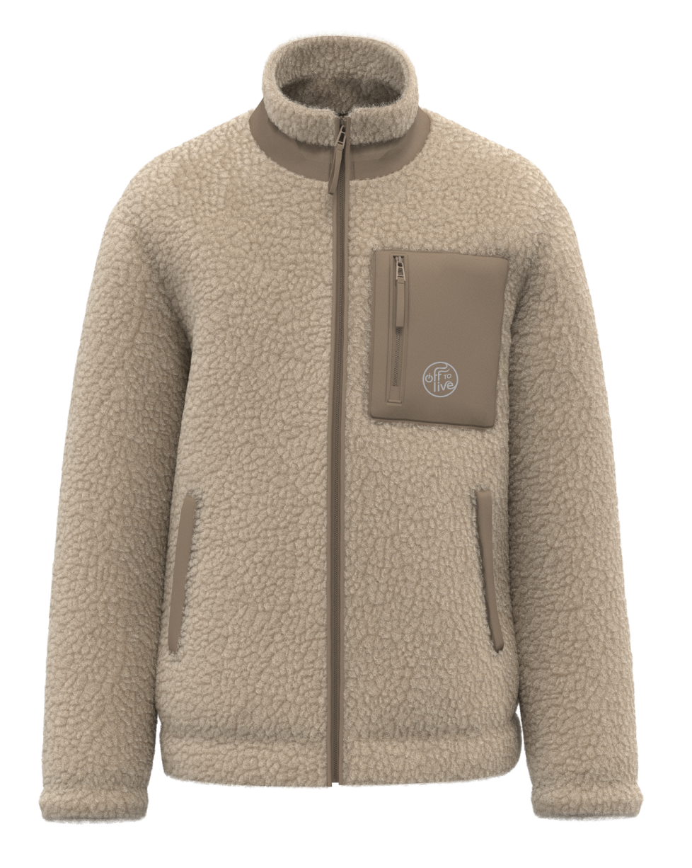 Kuschelige Sherpa Teddy Jacke Unisex